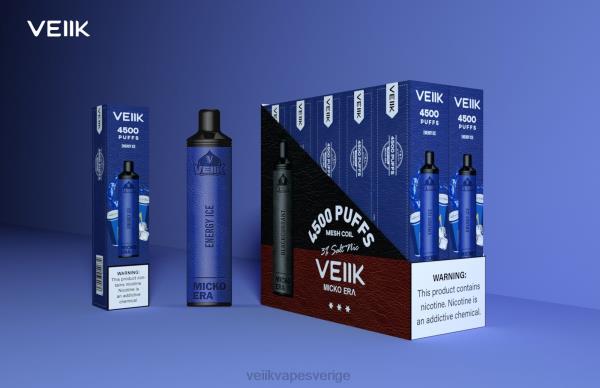 VEIIK Pod Sverige - VEIIK Micko Era 4500 puffar engångs 30 mg RD22N7 energiis