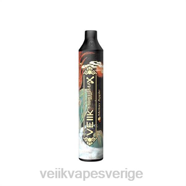 VEIIK Pod Sverige - VEIIK Micko MAX engångsvape 1500 puffar RD22N47 melon äpple
