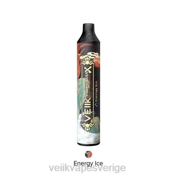 VEIIK Vape Gothenburg - VEIIK Micko Max engångsvape 1500 puffar RD22N13 energiis