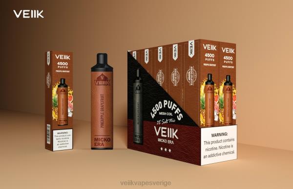 VEIIK Vape Price - VEIIK Micko Era 4500 puffar engångs 30 mg RD22N6 ananas grapefrukt